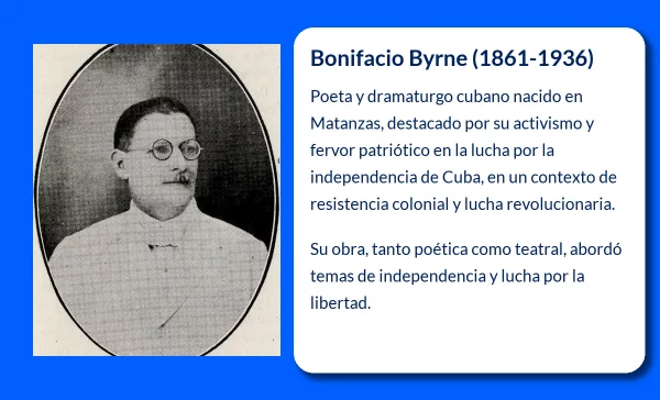 Bonifacio Byrne (1861-1936). El patriota hispano-cubano que enalteció la independencia de su país a través de la poesía y el teatro
