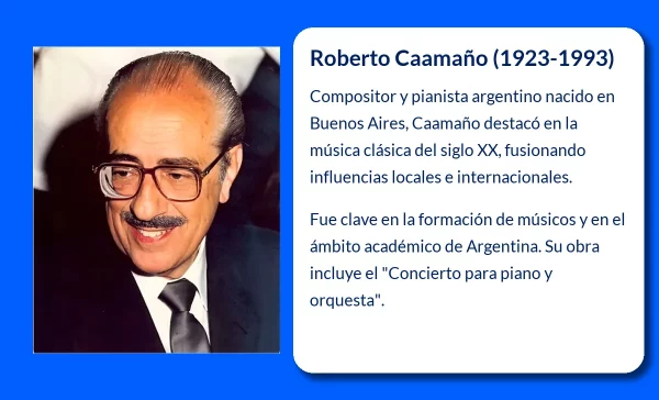 Roberto Caamaño (1923-1993): El Maestro de la Música Argentina y su Legado Inolvidable