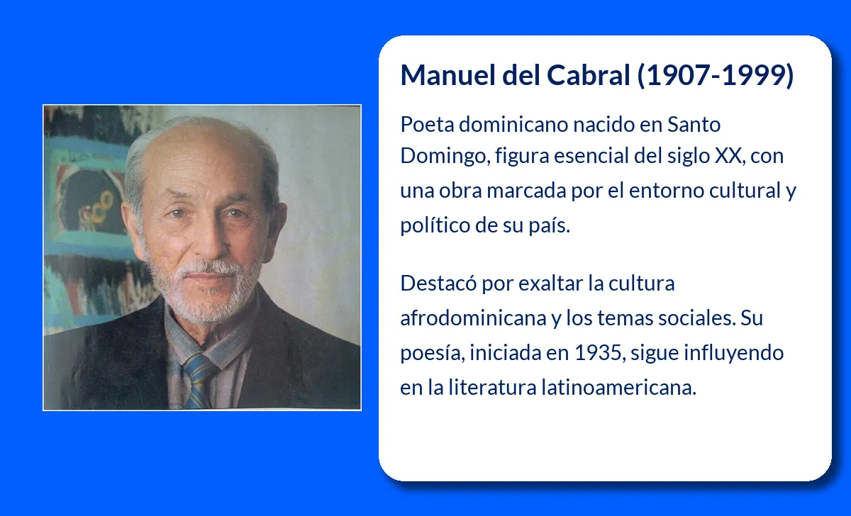 Manuel del Cabral. El poeta dominicano que dejó un legado inmortal