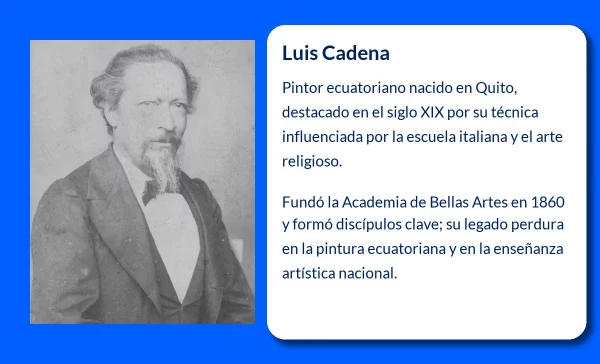 Luis Cadena. El pintor ecuatoriano que dejó una huella en la historia del arte nacional