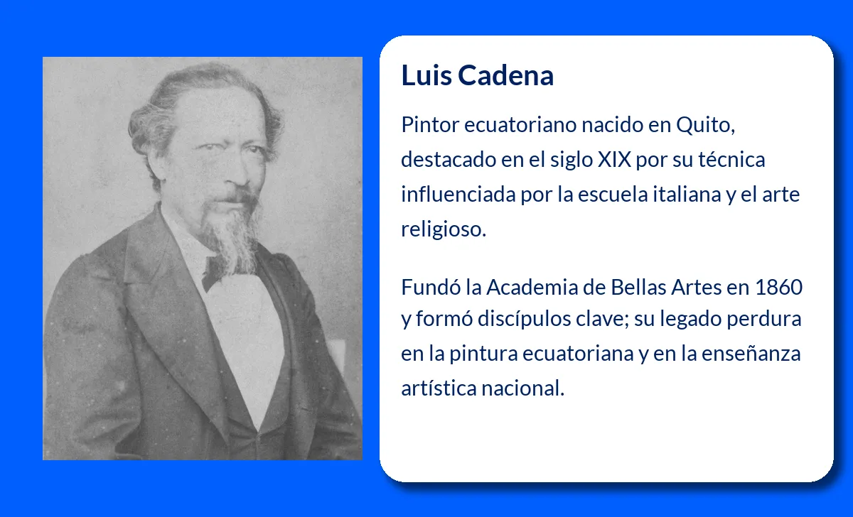Luis Cadena. El pintor ecuatoriano que dejó una huella en la historia del arte nacional