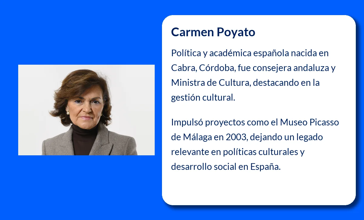Carmen Poyato (1957-VVVV): La influyente figura de la política y la cultura en Andalucía
