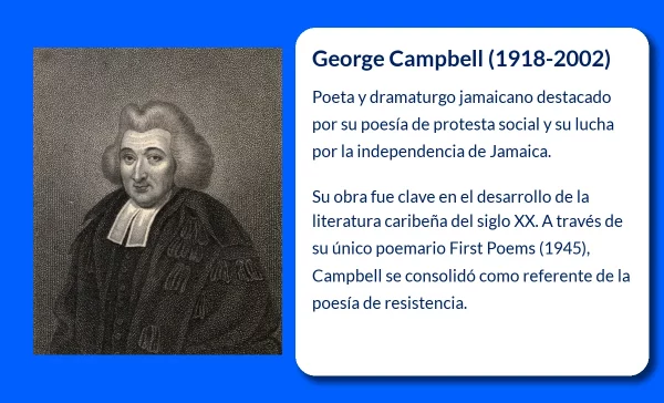 George Campbell (1918-2002): El poeta jamaicano que dio voz a la protesta social