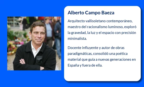 Alberto Campo Baeza (1946-VVVV): Un referente de la arquitectura racionalista y minimalista española