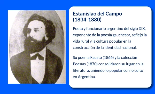 Estanislao del Campo (1834-1880): El Poeta Gauchesco que Exaltó la Cultura Argentina