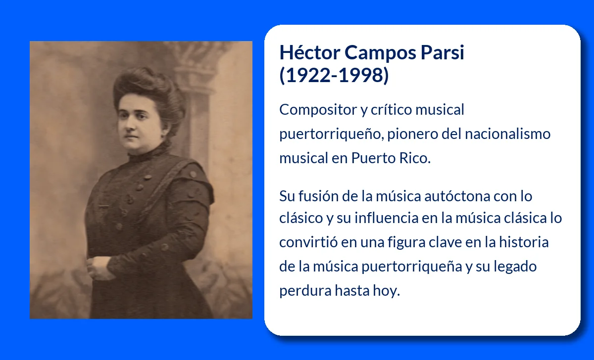 Héctor Campos Parsi (1922-1998). El pionero del nacionalismo musical en Puerto Rico