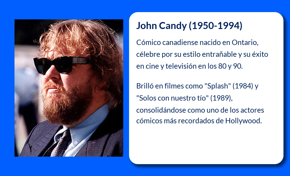 John Candy. El legado del cómico canadiense que marcó la comedia de los 80 y 90