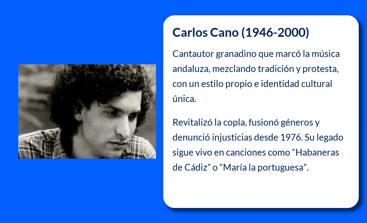 Carlos Cano. El cantautor que revolucionó la música andaluza y española