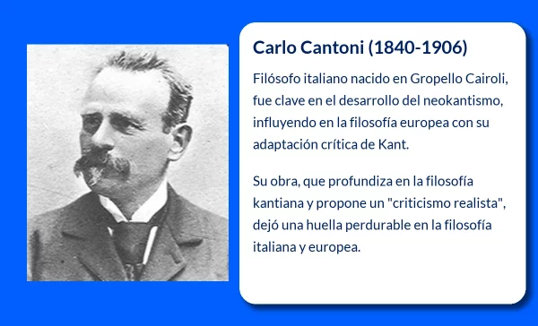 Carlo Cantoni (1840-1906): El filósofo italiano que transformó el neokantismo