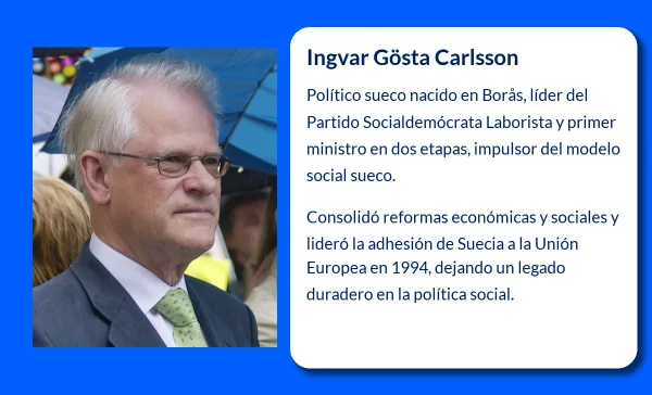 Ingvar Gösta Carlsson (1934-VVVV): El político que marcó la historia de Suecia