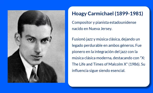 Hoagy Carmichael (1899-1981): El compositor que definió la música popular estadounidense