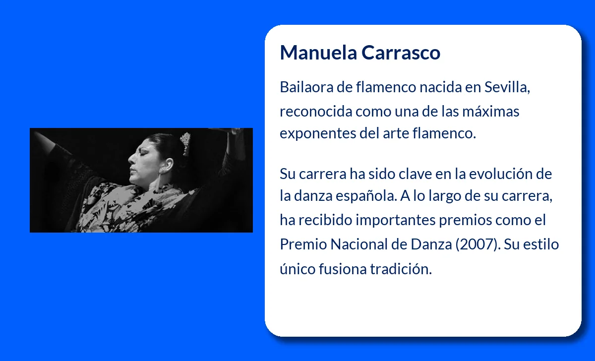 Manuela Carrasco (1958-VVVV): La Dama del Flamenco que Enciende los Escenarios