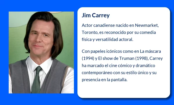 Jim Carrey (1962-VVVV): El humorista que conquistó Hollywood y el mundo