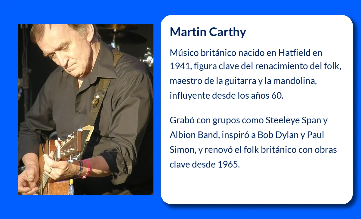 Martin Carthy. El músico británico que transformó el folk en el siglo XXI