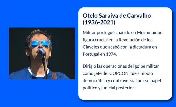 Otelo Saraiva de Carvalho. El carismático militar portugués detrás de la Revolución de los Claveles
