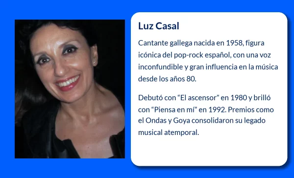 Luz Casal. La Reina del Pop-Rock Español