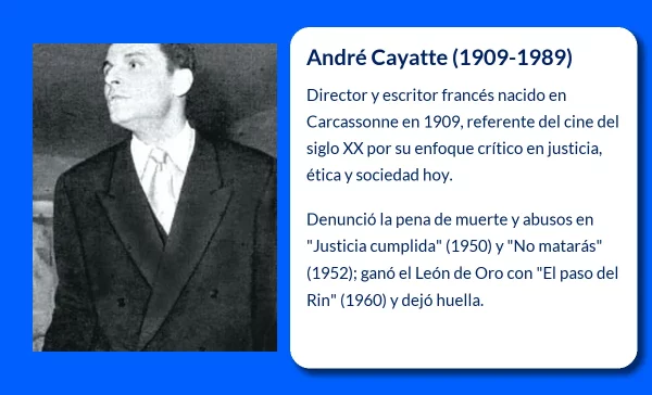 André Cayatte. El cineasta francés que exploró la justicia en la pantalla