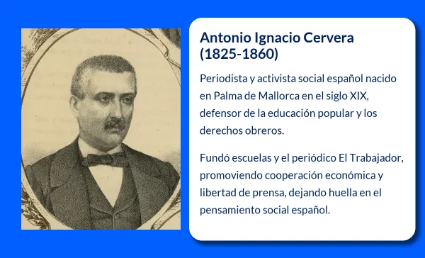 Antonio Ignacio Cervera (1825-1860). El impulsor del periodismo democrático y la instrucción obrera en la España del siglo XIX