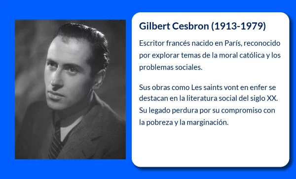 Gilbert Cesbron (1913-1979). El escritor francés que exploró la moral y la sociedad en sus obras