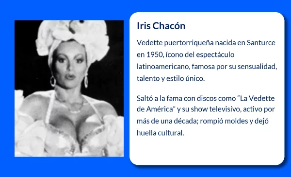 Iris Chacón. La Bomba Latina que revolucionó el espectáculo en América