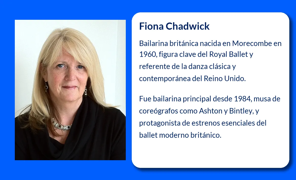 Fiona Chadwick. Brillante figura del ballet británico en la era contemporánea