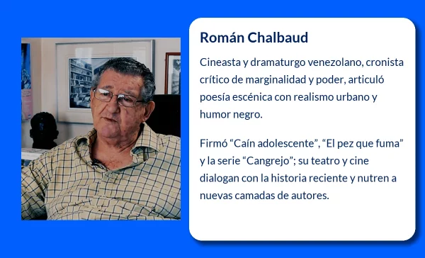 Román Chalbaud (1931-VVVV). El maestro del cine y teatro venezolano que retrató las entrañas sociales del país