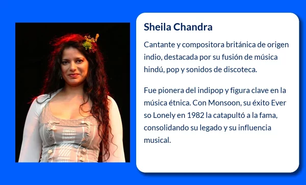 Sheila Chandra (1965-VVVV): La Voz del Indipop y la Música Étnica