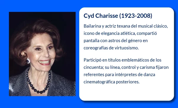 Cyd Charisse (1923-2008). La estrella que dominó la danza y el cine musical estadounidense