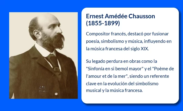 Ernest Amédée Chausson (1855-1899). El compositor francés que unió poesía