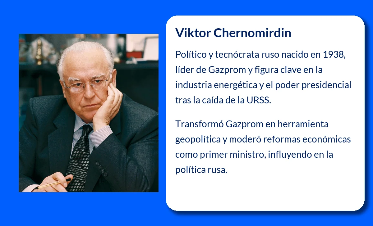 Viktor Chernomirdin (1938-VVVV). El tecnócrata soviético que moldeó la política energética de la Rusia postsoviética
