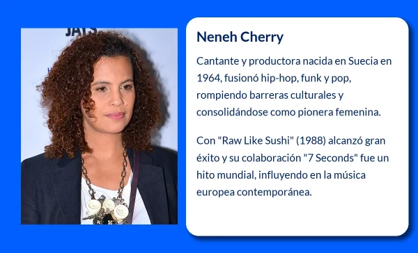 Neneh Cherry (1964-VVVV). La voz sueca que fusionó el hip-hop con el pop global