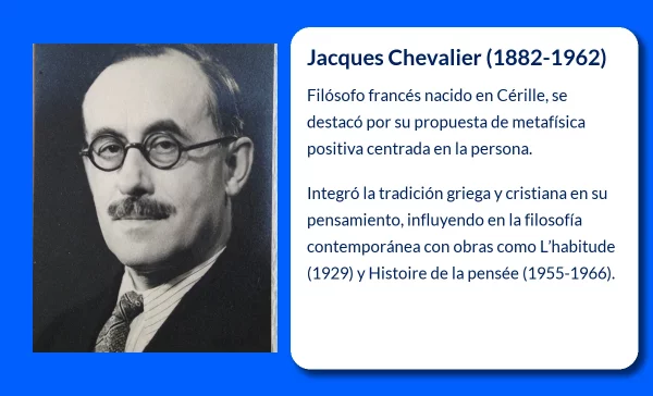 Jacques Chevalier (1882-1962). El filósofo francés que buscó una metafísica de lo concreto