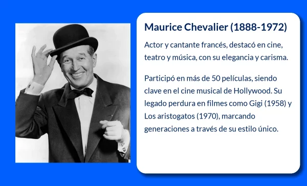 Maurice Chevalier (1888-1972). El encantador boulevardier que conquistó Hollywood con acento francés