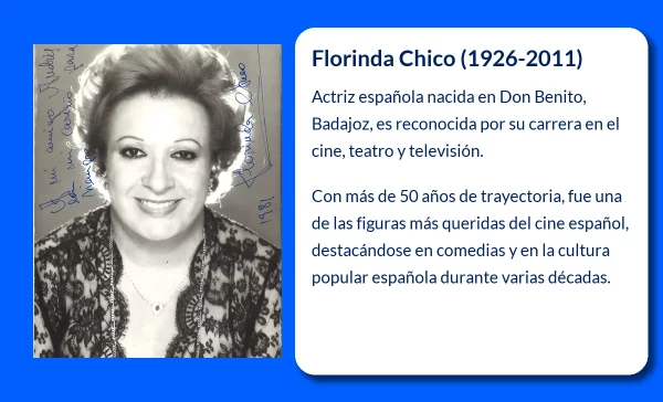 Florinda Chico (1926-2011): La actriz carismática que conquistó el teatro