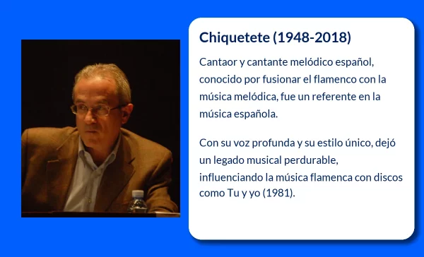 Chiquetete (1948-2018). El legado musical de un cantaor melódico y flamenco