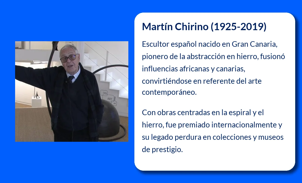 Martín Chirino (1925-2019): El escultor que transformó el hierro en arte
