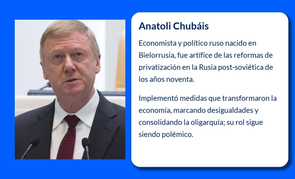 Anatoli Chubáis (1955-VVVV): El arquitecto de las reformas económicas de Rusia post-soviética