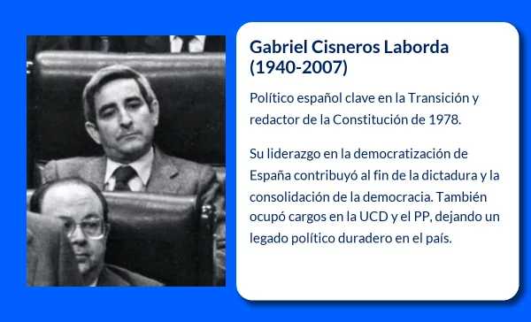 Gabriel Cisneros Laborda (1940-2007): Un Pilar en la Transición Española y la Constitución de 1978