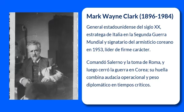Mark Wayne Clark (1896-1984). El estratega aliado clave en la campaña de Italia