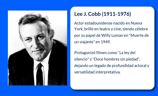 Lee J. Cobb (1911-1976). El gigante del cine y teatro estadounidense que marcó una época
