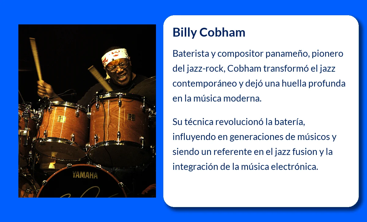 Billy Cobham (1944-VVVV). El maestro panameño que revolucionó la batería del jazz contemporáneo