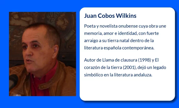 Juan Cobos Wilkins (1957-VVVV). La voz poética y narrativa que brota de Riotinto