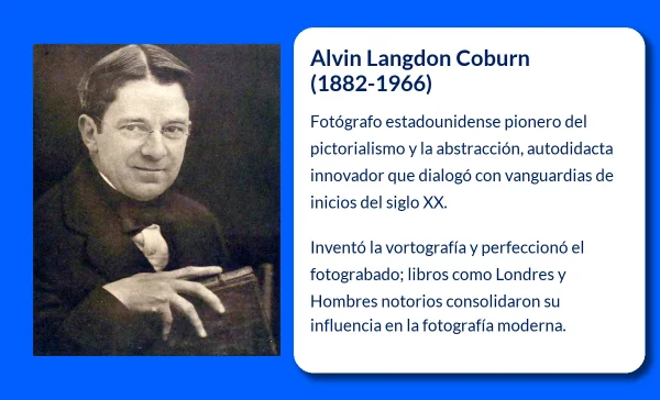 Alvin Langdon Coburn (1882-1966): El pionero de la fotografía abstracta y experimental