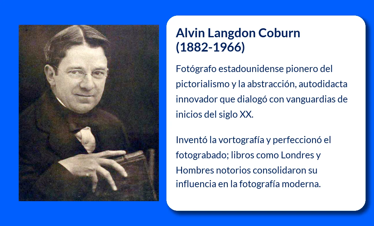 Alvin Langdon Coburn (1882-1966): El pionero de la fotografía abstracta y experimental