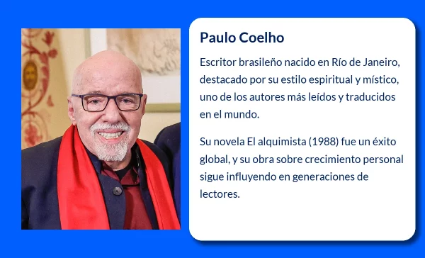 Paulo Coelho (1947-VVVV). El alquimista de las letras contemporáneas