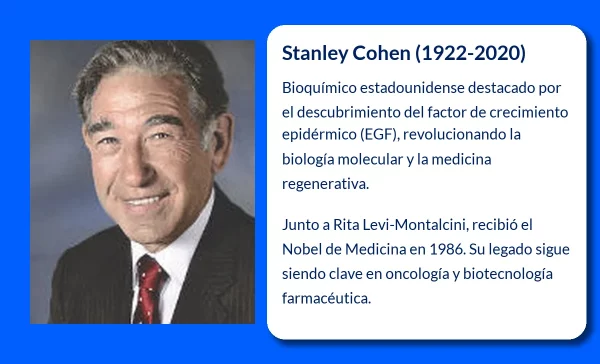 Stanley Cohen (1922-2020). El pionero en el descubrimiento de los factores de crecimiento celular