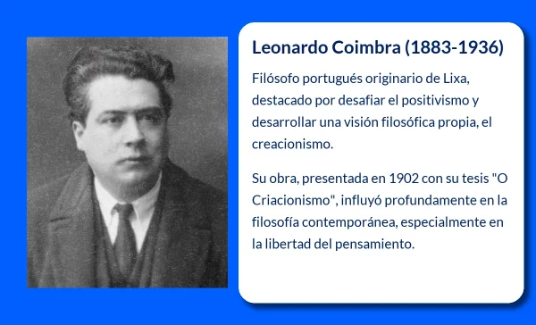 Leonardo Coimbra (1883-1936). El pensador portugués que desafió al positivismo con su creacionismo filosófico