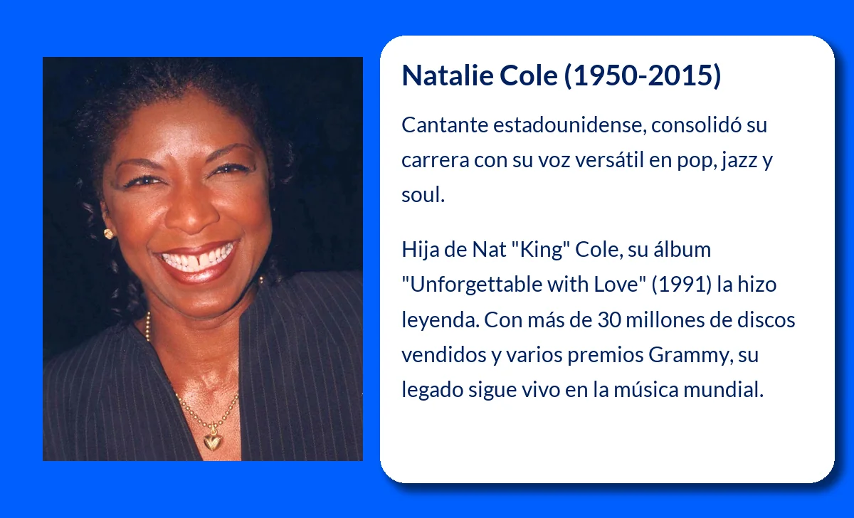 Natalie Cole (1950-2015): La voz eterna del soul