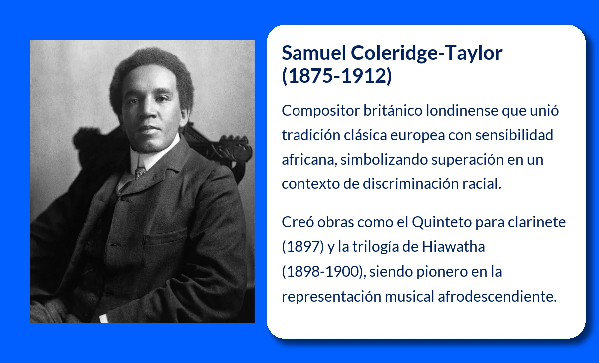 Samuel Coleridge-Taylor (1875-1912). El compositor británico que rompió barreras raciales a través de la música