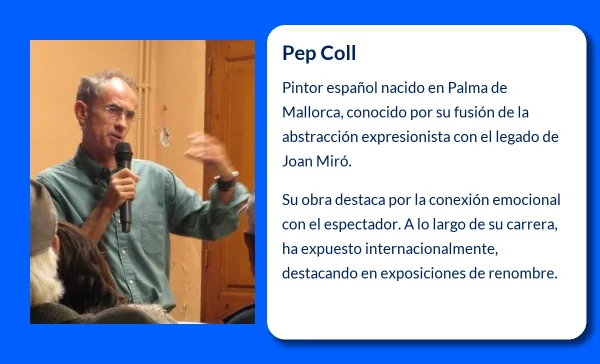 Pep Coll (1959-VVVV): El pintor español que fusionó la abstracción con el legado de Joan Miró